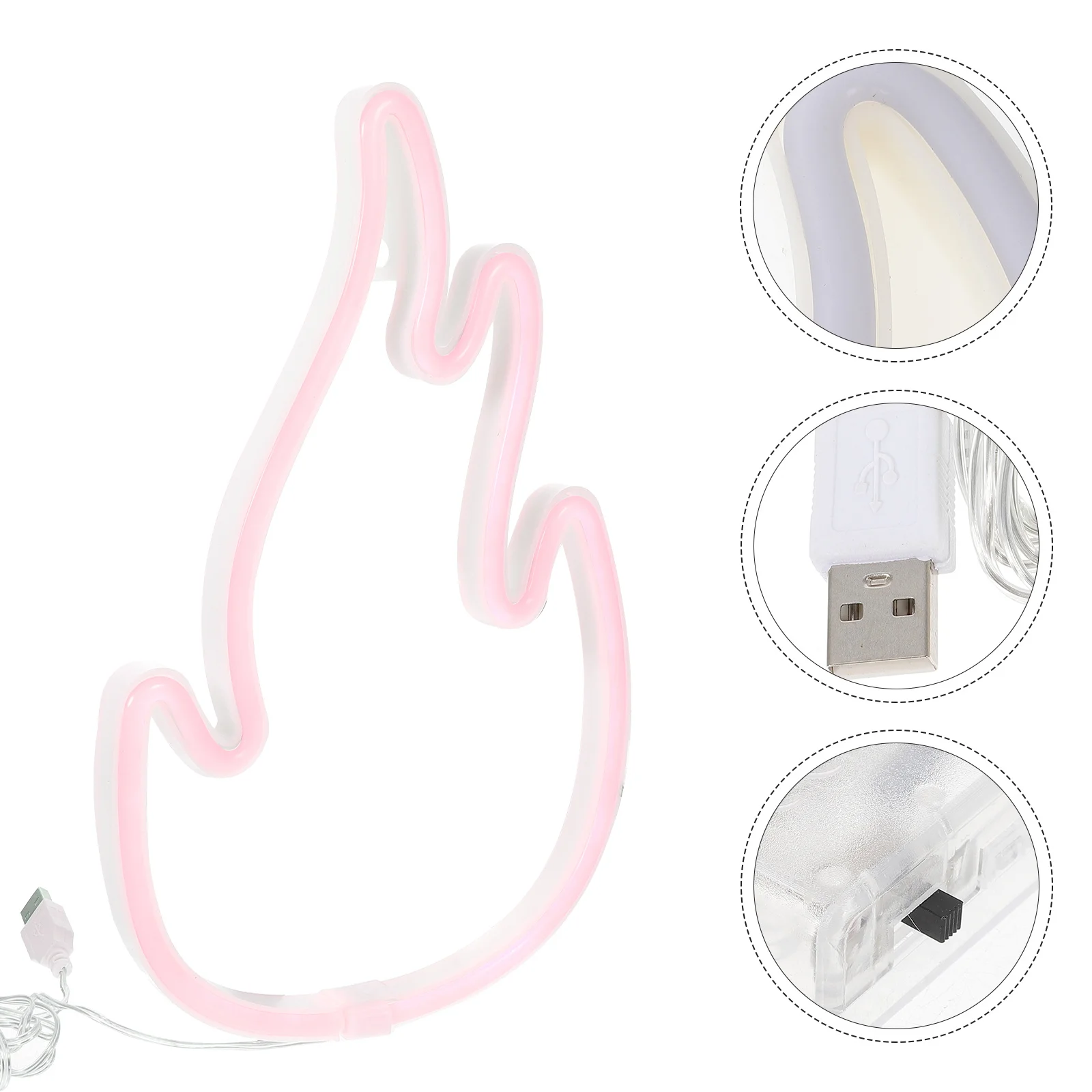 

Flame Neon Light Sign Home Decor LED Signs for Bedroom Wall Aesthetic Gift Neon Sign LED Lights Room Decor Decorative Lights