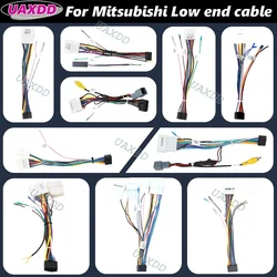 For Mitsubishi xpander pajero asx outlander mirage lancer triton v73 zinger grand lancer dvd radio android stereo cables harness