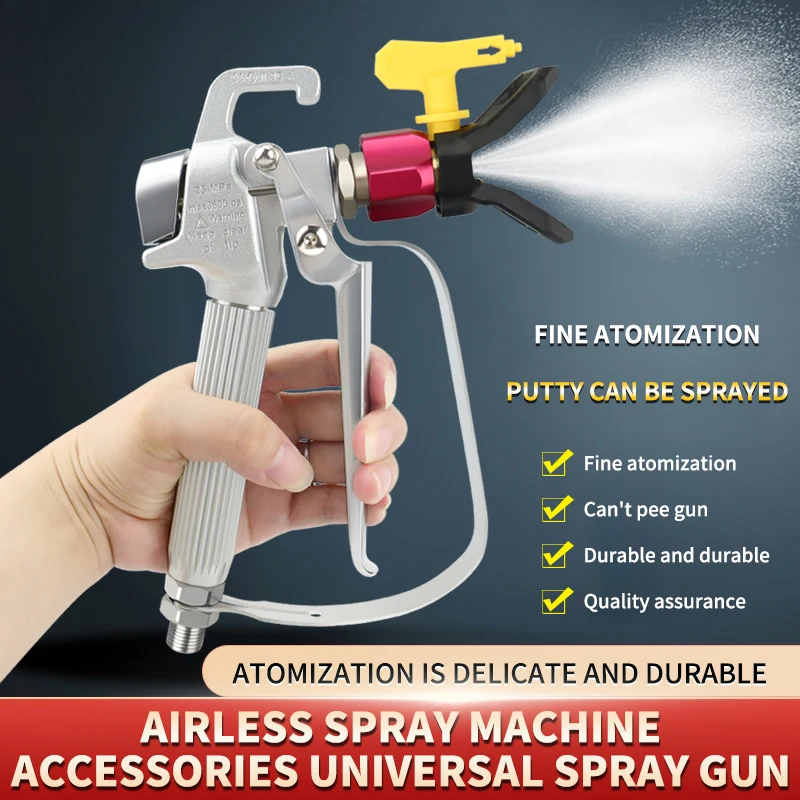 3600 PSI High Pressure Airless Spray Handheld Latex Paint Spray Gun Airless Paint Spray Gun Airbrush Spray with Tip Nozzle Guard