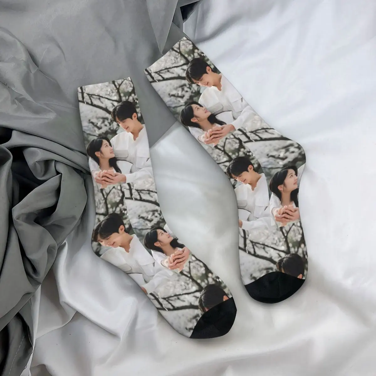 جميع المواسم طاقم جوارب جميلة عداء K-drama Byeon Woo Seok (5) الجوارب مضحك الجوارب الطويلة اكسسوارات للرجال النساء الهدايا #1