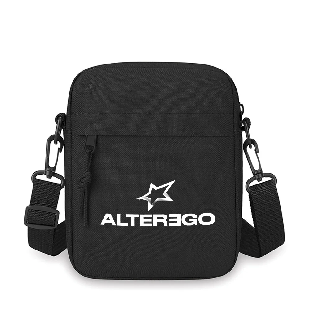 Star shape black background brand  Men Crossbody Bag Single Shoulder Women Cartoon Anime Film Printing Design Unisex