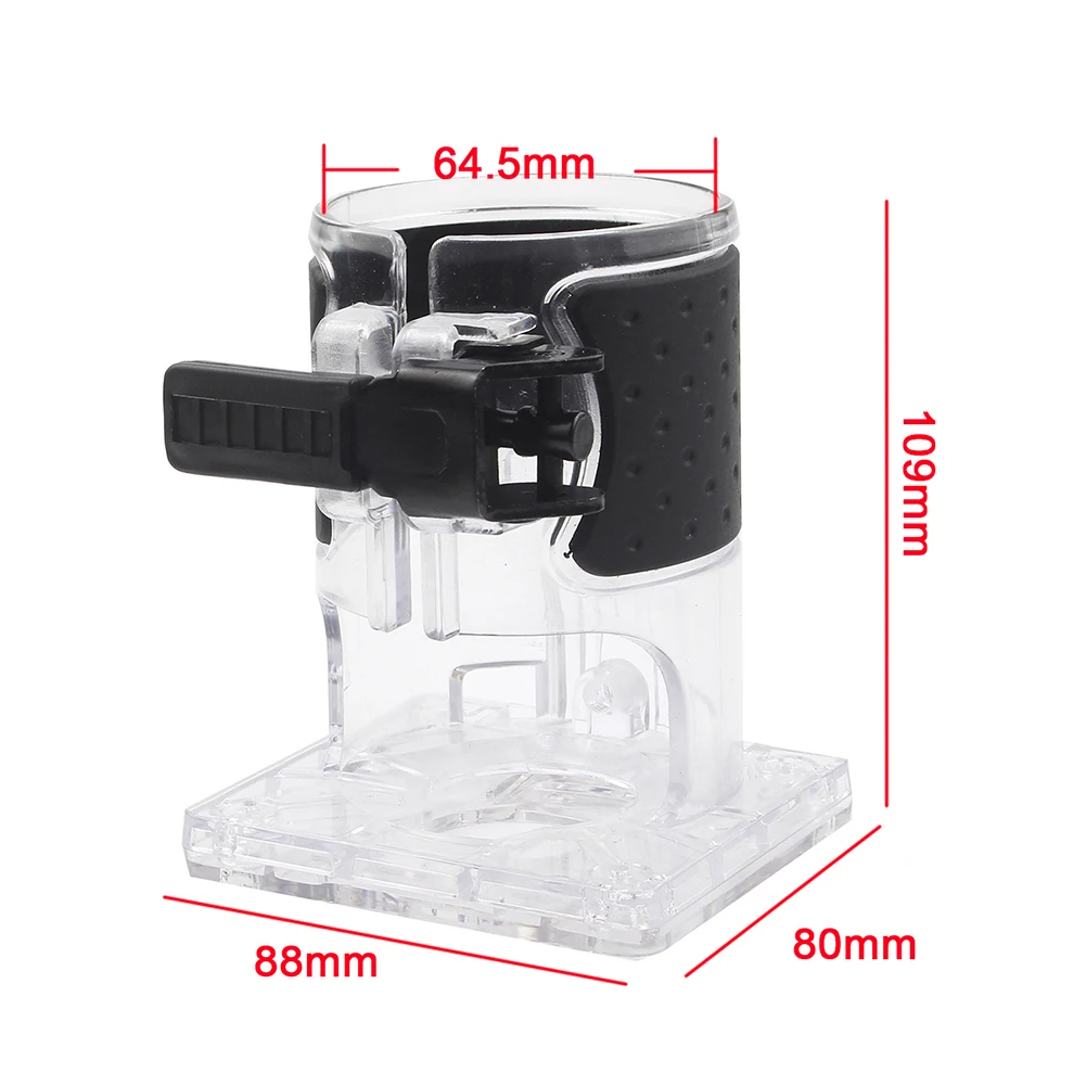 Router Base Designed For RT0701C And WU601 Trimming Machines With Four Mounting Screws And Adjustable Gear Positioning System