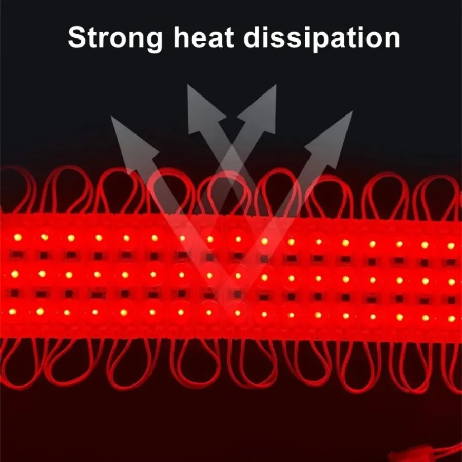 20PCS 220V Highlight Led Module Waterproof Foldable COB Light Strip Backlight Shop Banner Luminous Character Outdoor Decoration