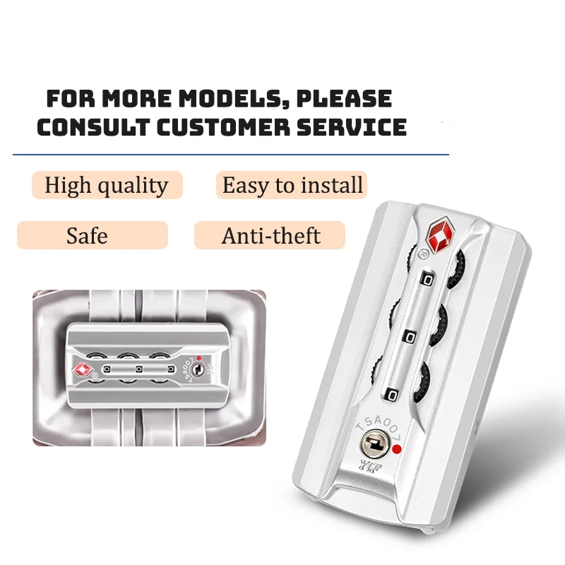 Suitable For S016 Original Baggage Customs Lock Luggage Accessories Combination Lock Simple Portability Anti-theft Security