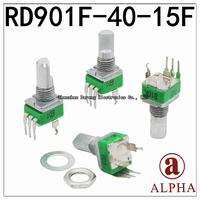 Taiwan aihua ALPHA ALPHA precise RD901F - 20 to 15 kf/B10K/B20K B50K/B100K 15 half shaft vertical single volume potentiometer