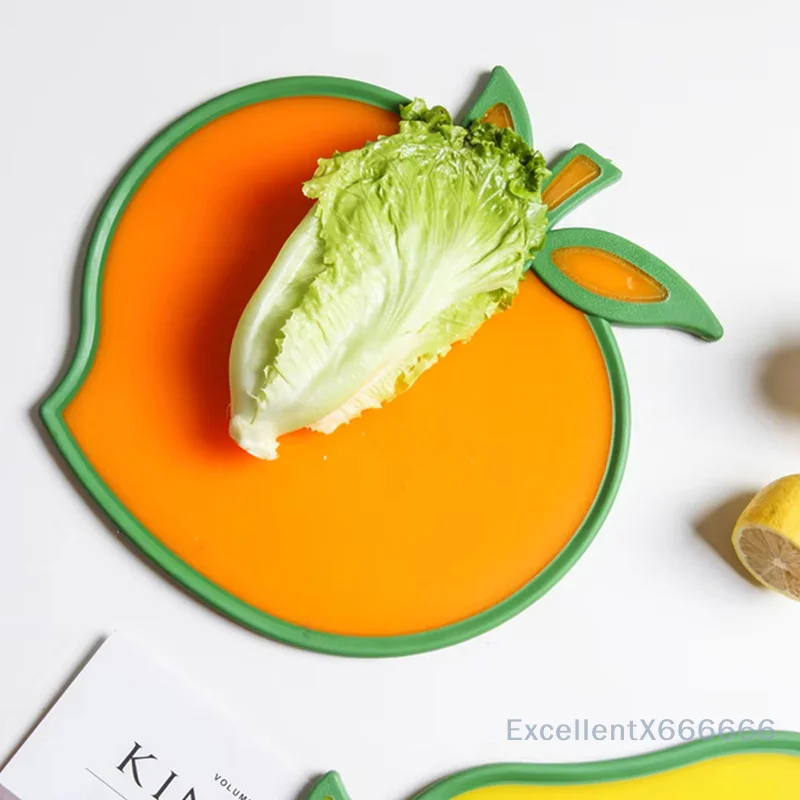 Picture 3: Creative Fruit Shape Food Cutting Block Slice Vegetables Chopping Boards PP Material Mincing Flutto Kitchen Tools Cookware