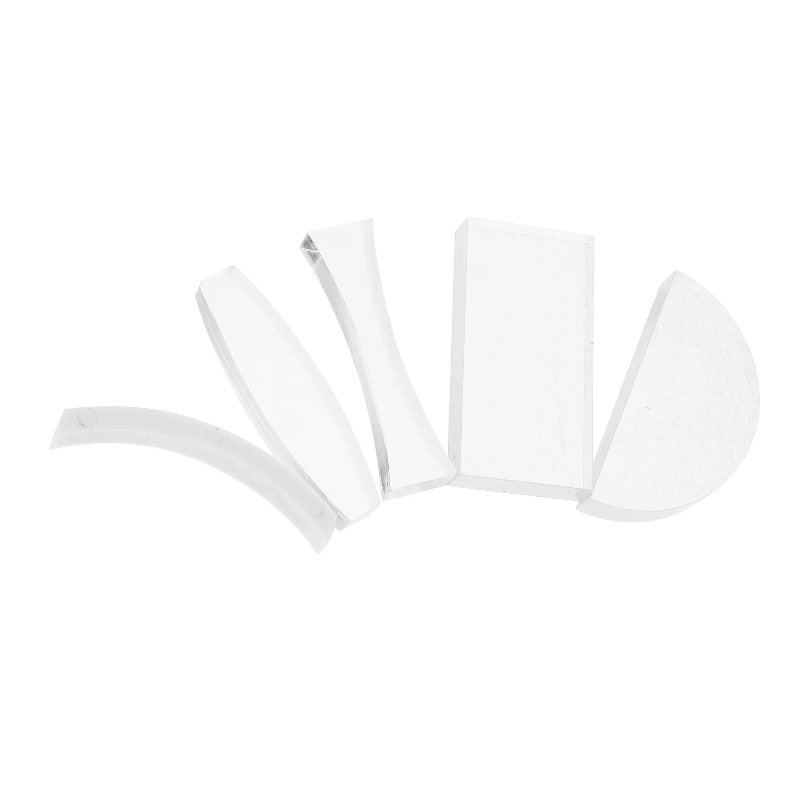 

5pcs Optical Experiment Set Concave Convex Acrylic Lenses for Physics Lab Teaching Supplies Telescope Lens Optics