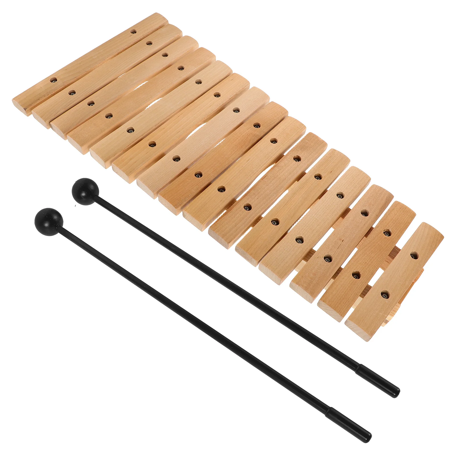 

15-Note Wooden Xylophone Montessori Musical Developmental Instrument for Toddler Sensory Learning and Rhythm Skills