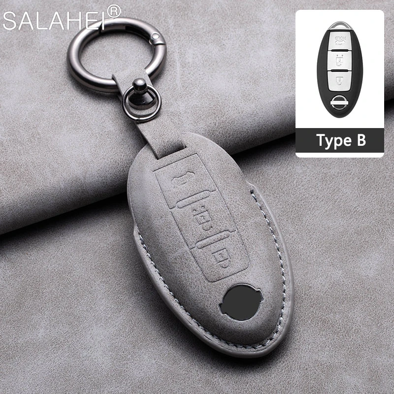 Car Key Cover Case Shell Holder For Nissan Juke Micra Qashqai J10 X-Trail T32 Versa Patrol Tiida Pathfinder Infiniti Accessories