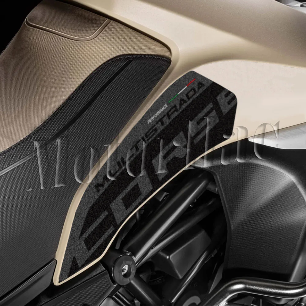 Motorrad Anti-Rutsch Tankpad Aufkleber Schutz Dekor Zubehör für Ducati Multistrada 1200 Enduro Pro 1260 Enduro – Detail 3