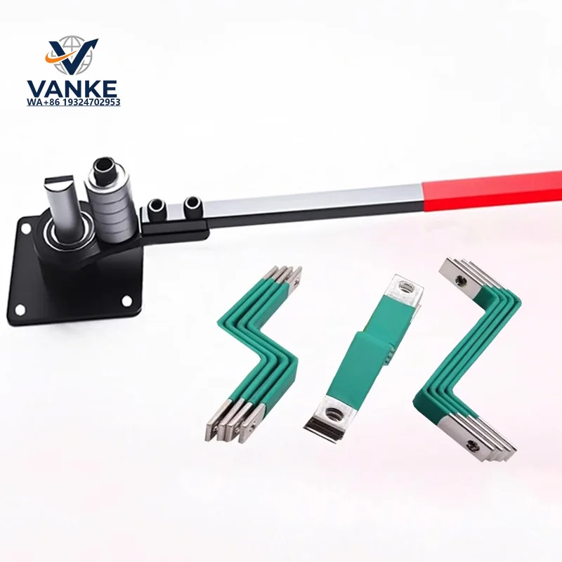90° Right-Angle Bending Equipment - Manual Flat Iron, Copper Busbar, Steel Wire & Copper Plate/Strip Bending Tool