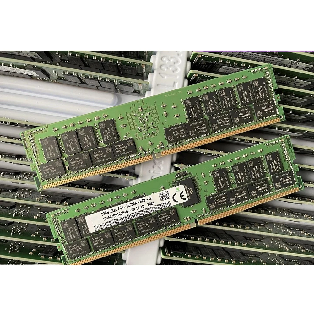 1PCS RAM 32GB REG ECC For SK Hynix Memory HMA84GR7CJR4N-XN 32G 2RX4 3200 PC4-3200AA DDR4