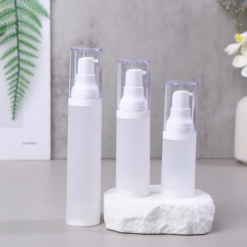 1Pcs Portable Vacuum Refillable Bottles Cosmetic Lotion Cream Container Travel Pump Bottle 20ML 30ML 50ML PackagingTools