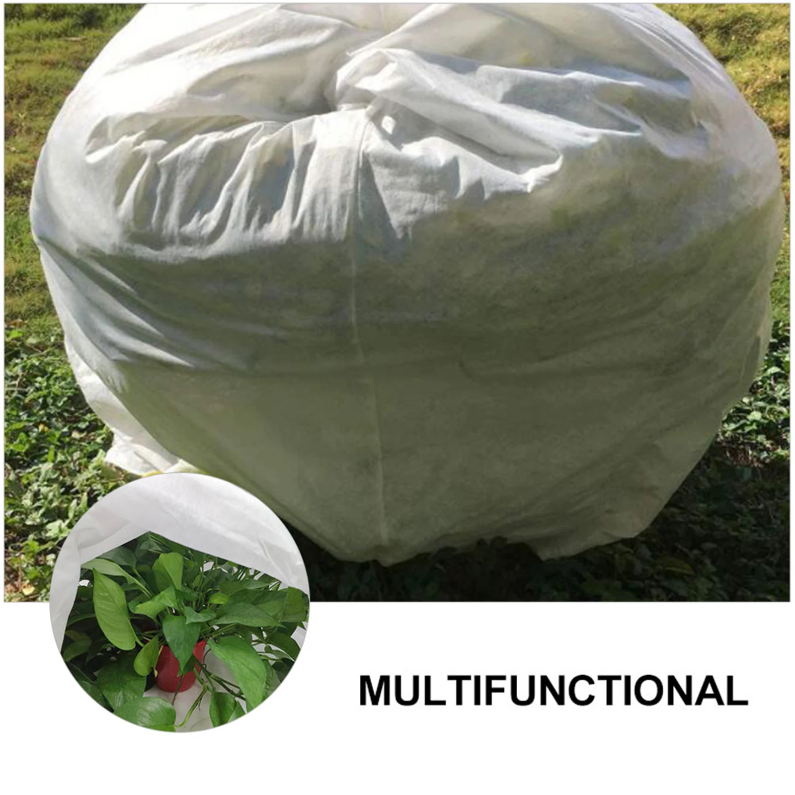 

1pc Non-Woven Plant Cover Frost Wind Hail Protection Garden Greenhouse Temperature Control Reusable