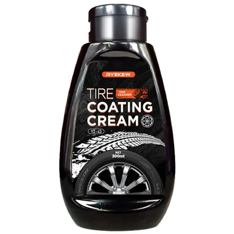 

Tire Coating Car Tire Renovation Coating Cream Car Tire Refurbishment Bright Coating Paste 300ml Tire Coating Restores Tire