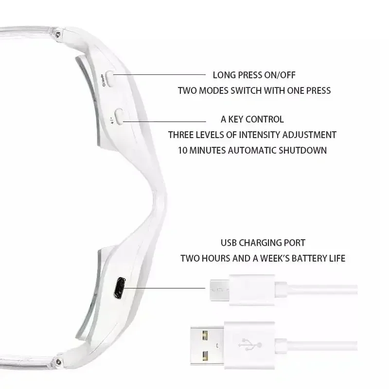 أداة تجميل العين ثلاثية الأبعاد مايكرو الحالي نبض العين الاسترخاء تقليل التجاعيد والهالات السوداء إزالة أكياس العين مدلك الجمال أداة #4