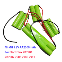 New 12V 2500mAh NI-MH Battery For Electrolux ZB2901 ZB2902 2903 2905 2911 2932 ZB 2933 2935 2811 2813 Vacuum Cleaner Accumulator