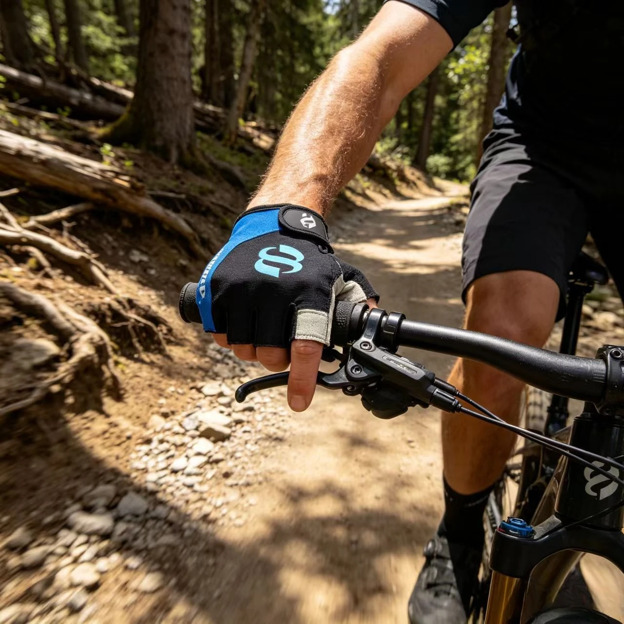 Luvas de ciclismo antiderrapan - Mountain Biking Blue Mountains avaliação e preço
