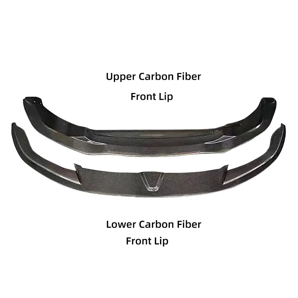 Carbon Fiber Car Racing Front Bumper Lip for BMW F80 M3 F82 M4 Sedan Coupe Convertible 2014-2019 Front Lip Guard Chin Spoiler