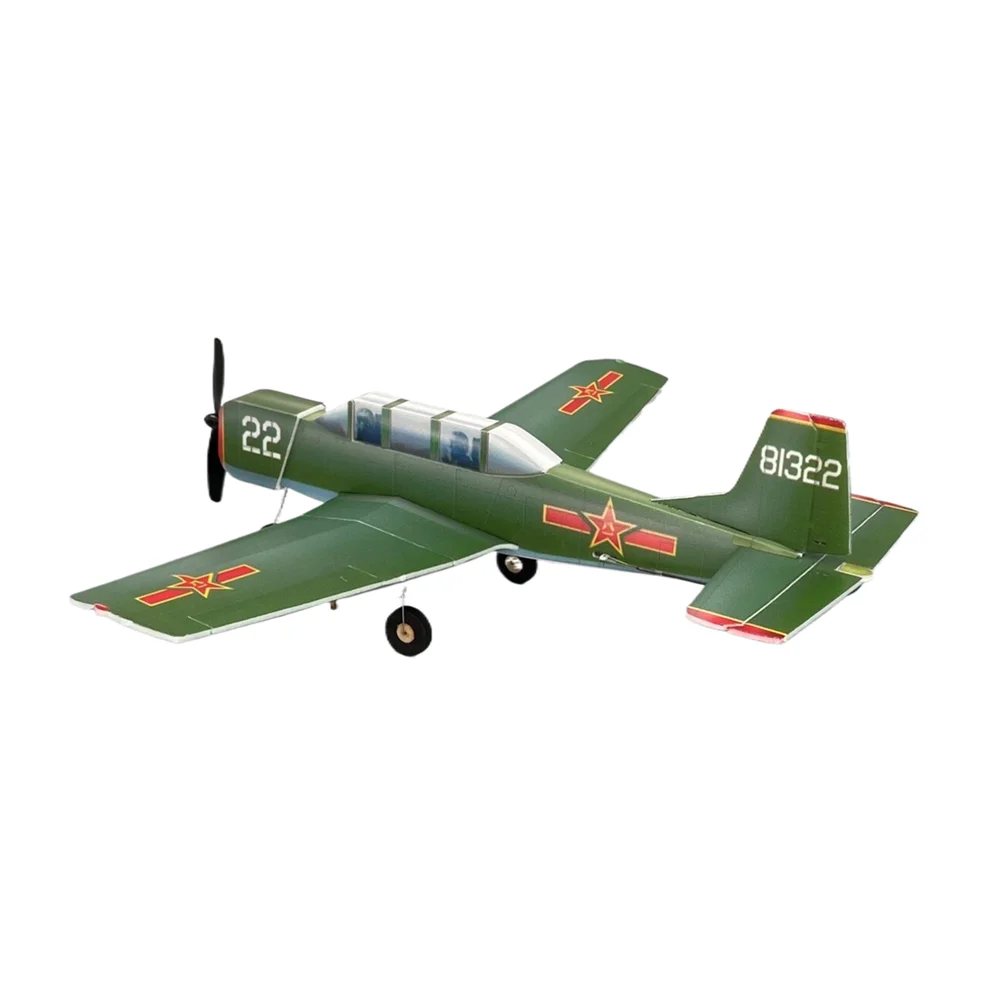 MinimumRC CJ6 340mm 4CH DIY RC Trainer Kit، مشروع بناء نموذج خارجي للأطفال المبتدئين - طائرات تعليمية STEM