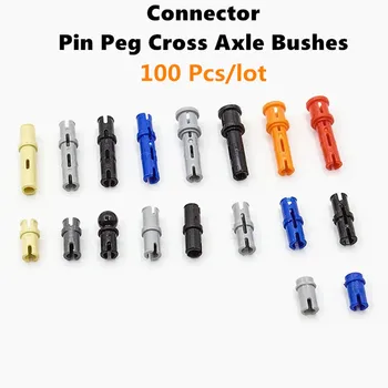 100 ชิ้น/ล็อต Building Blocks Connector Pin Peg พุ่มไม้ 3713 2780 3673 3749 4274 2736 6628 32556 6558 43093 32054 61184 18651 11214