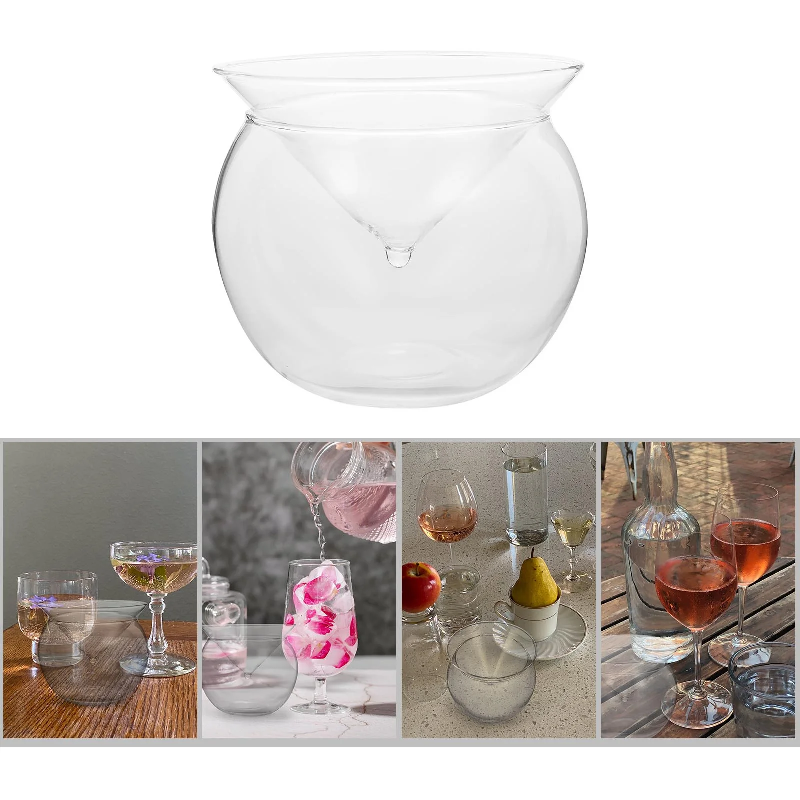 1 قطعة تصميم فريد من نوعه كوب كوكتيل زجاجي شفاف عالي الجودة كوب قائم لبار الحفلات كوب زجاجي قائم