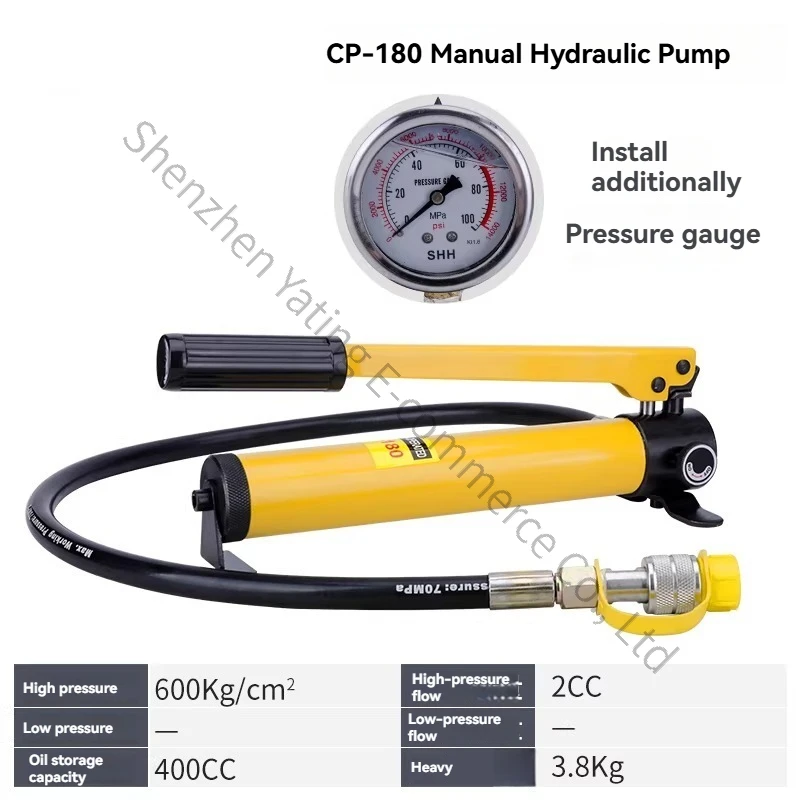

Hydraulic Ultra-high Pressure Hydraulic Manual Pump Portable Pump Station Electric Hydraulic Pump