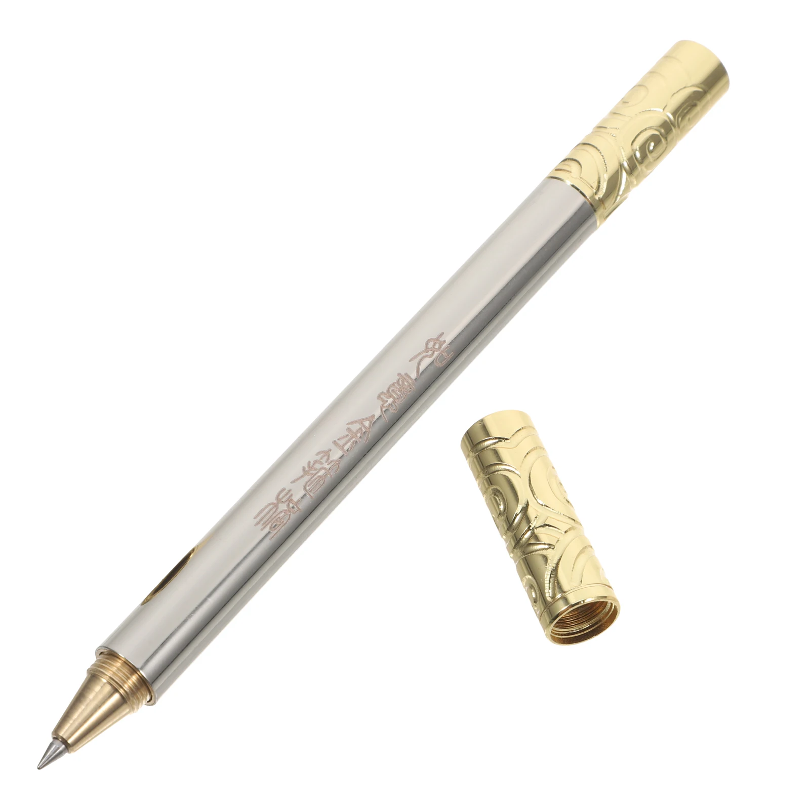 

Gold Monkey King Themed Metal Pen Cartoon Signature Pen for Christmas Party Birthday Gift Collection Silver for Office
