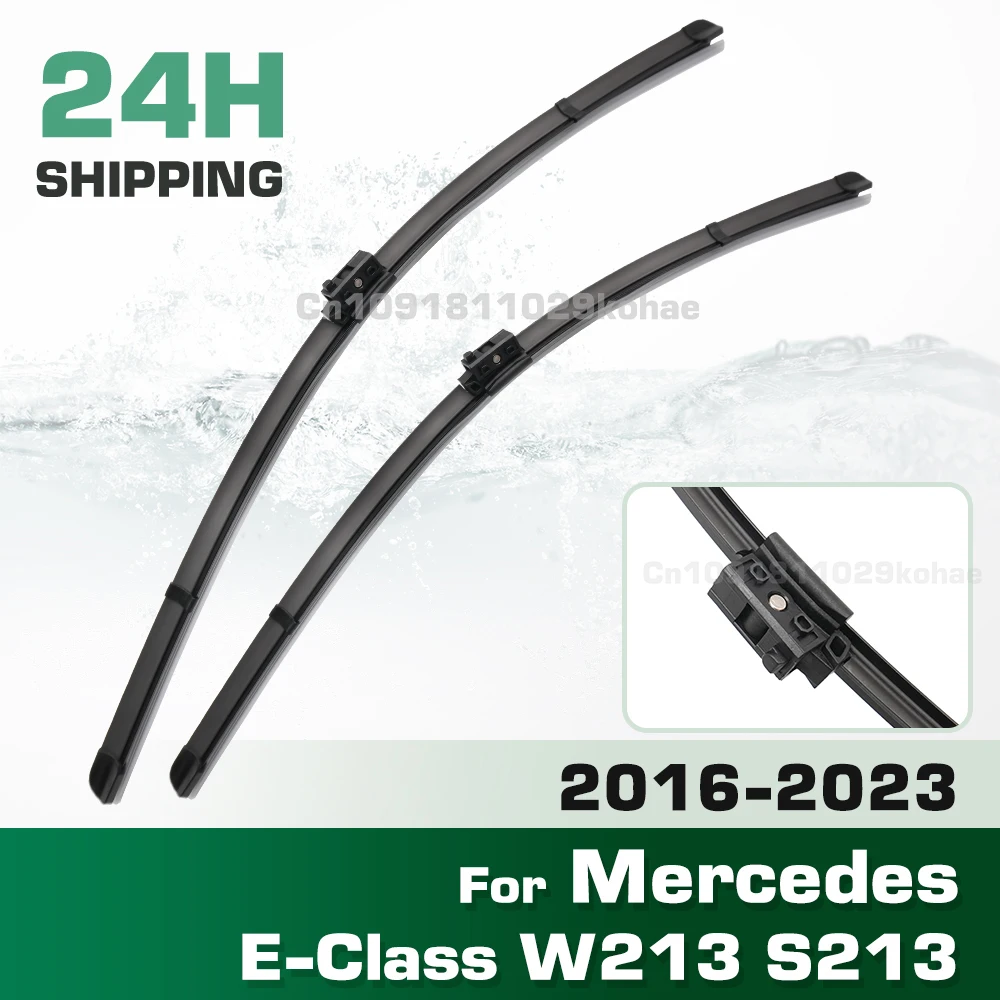 GREATROAD Wiper LHD&RHD Front Wiper Blades Set For Mercedes Benz E-Class W213 S213 2016 - 2023 Windshield Windscreen 24\