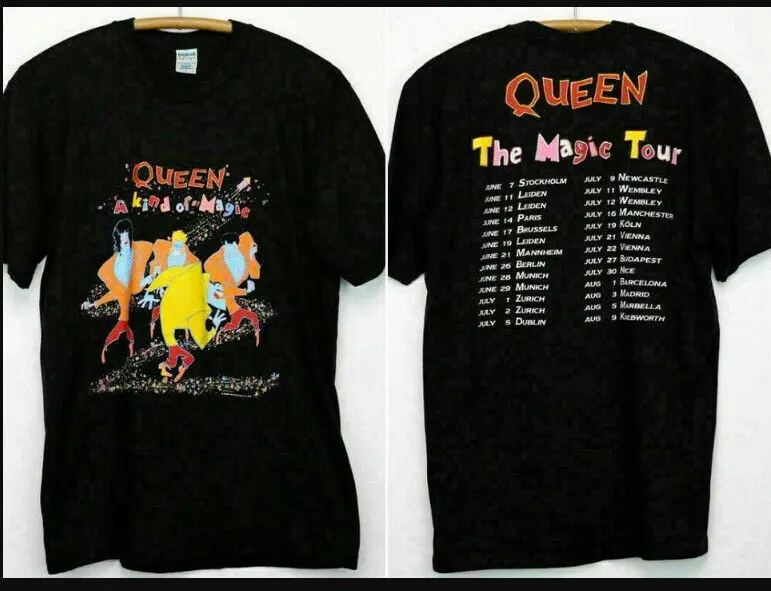 Queen a kind of magic europe tour 1986 t-shirt