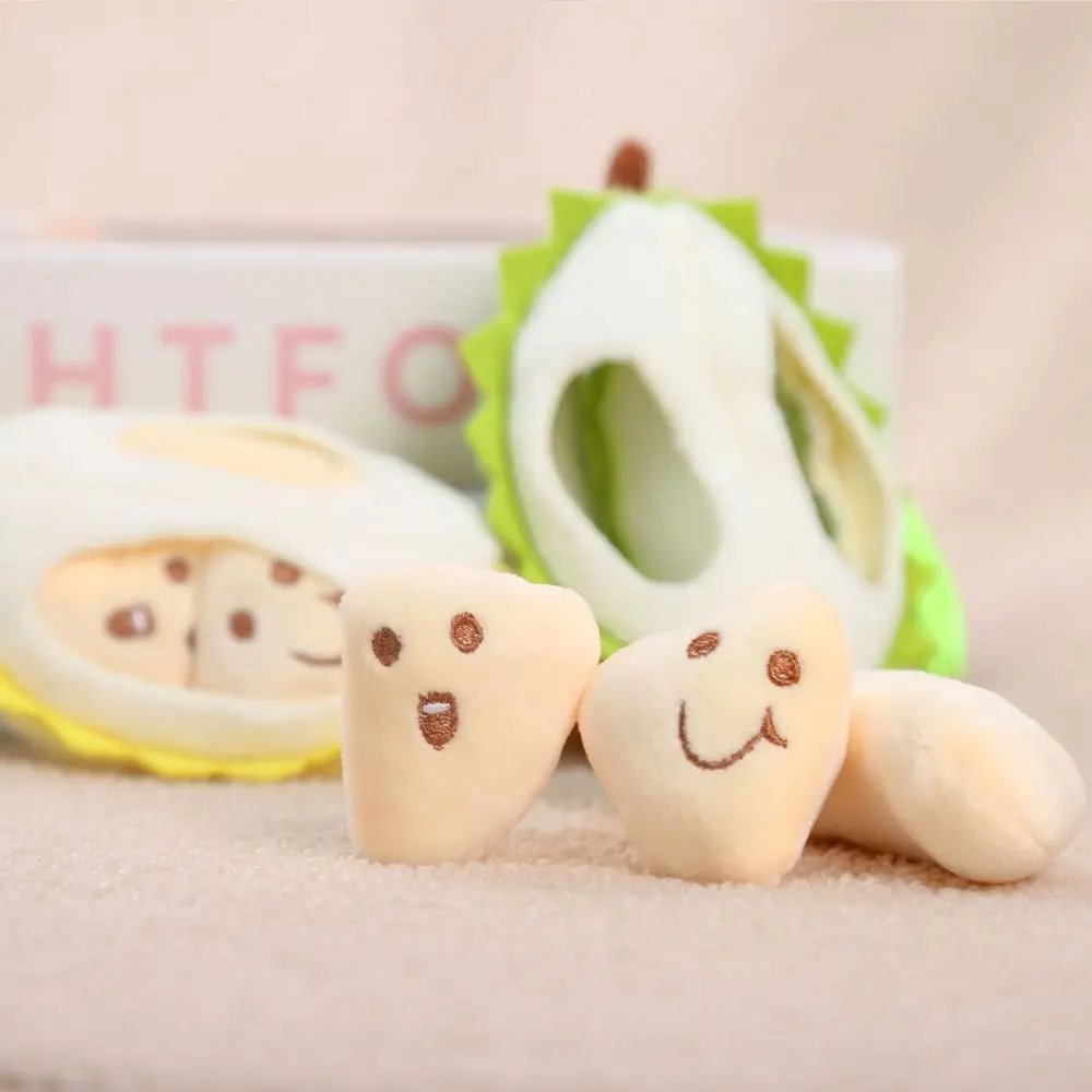 

PP Cotton Fruit Durian Pendant Simulation Detachable Durian Fruit Shape Comfortable Collection Fruit Durian Keyring