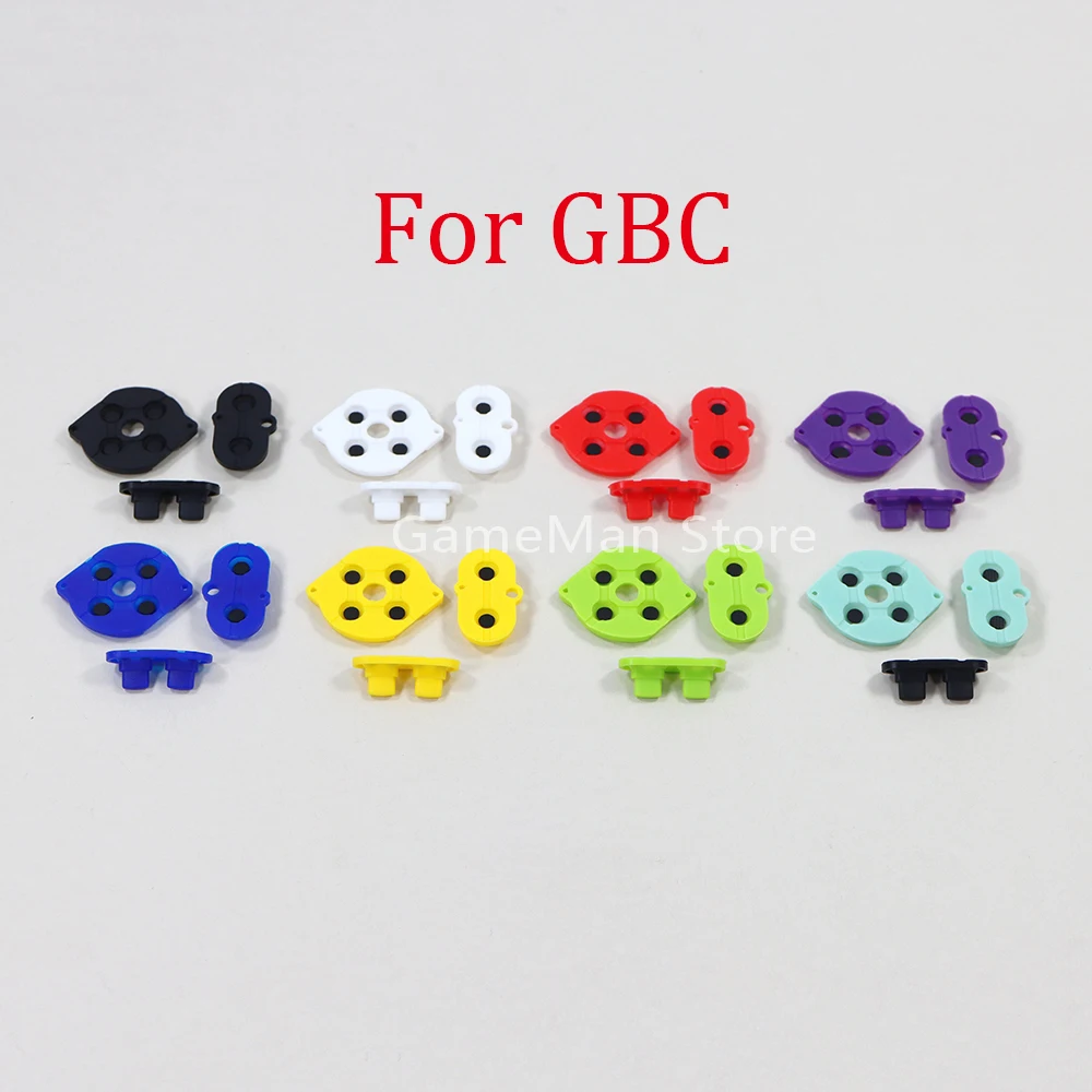 50sets For GameBoy Color GBC System Silicone Conductive Rubber Pads Button