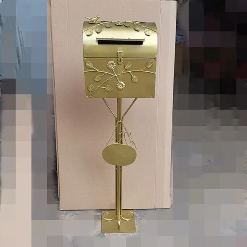 

Big Christmas Mailbox Plastic Brown Outdoor Mailboxes Exterior Vintage Mailbox Holder Letter Boxes Outdoor Postala Cutie Outside