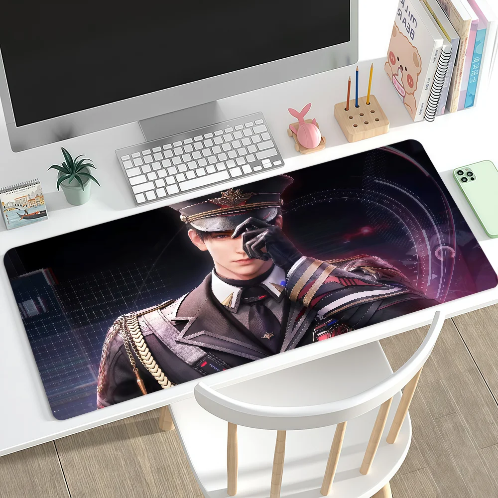 Game Love And Deepspace Caleb Mouse Pad Non-slip Lockedge Gaming Desktop MousePad Large Thickened Comfort Office Student