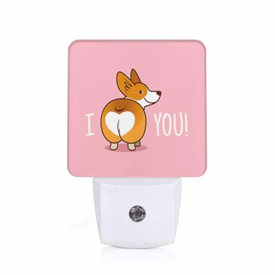 Cute Welsh Corgi Dog LED Night Light