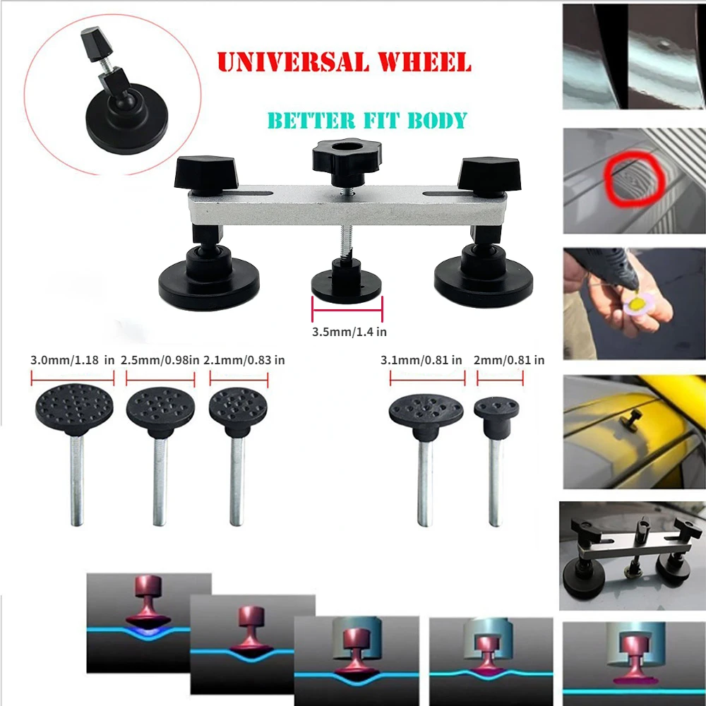 New Car Dent Repair Tool EU Plug Glue Gun Hand Tools  Kit Auto Paintless Body Hail Damage Fix Bridge Pulling Dent Adhesive Glue