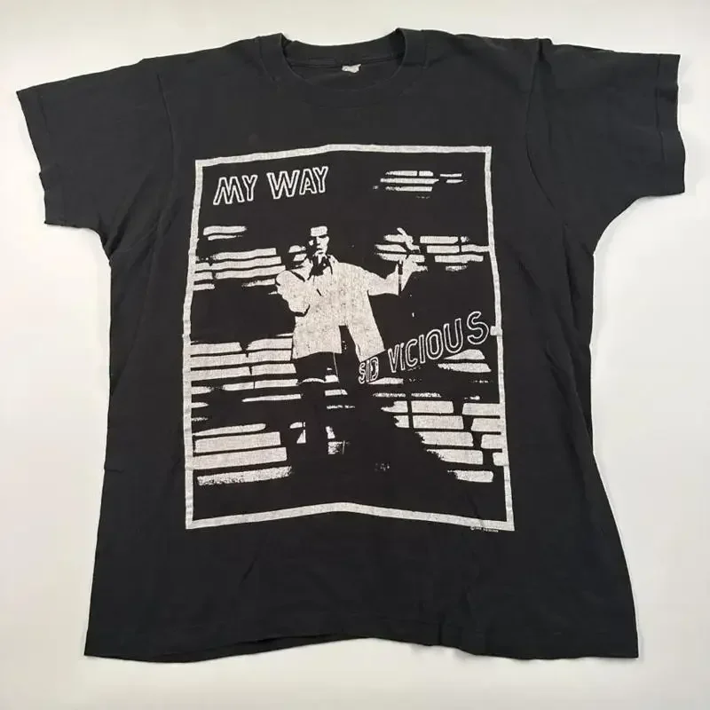 Vintage 1991 Sid Vicious T Shirt Large My Way S 5XL EF0315