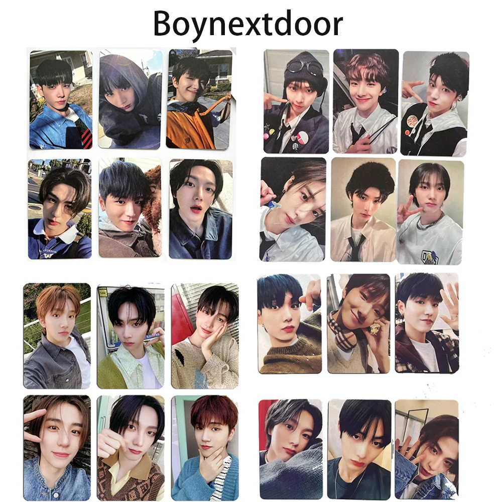 

Kpop Boynextdoor Special Card 24pcs/Set Double Sides Printing Korean Style LOMO Card Sungho Woonhak Riwoo Fans Collection Gift