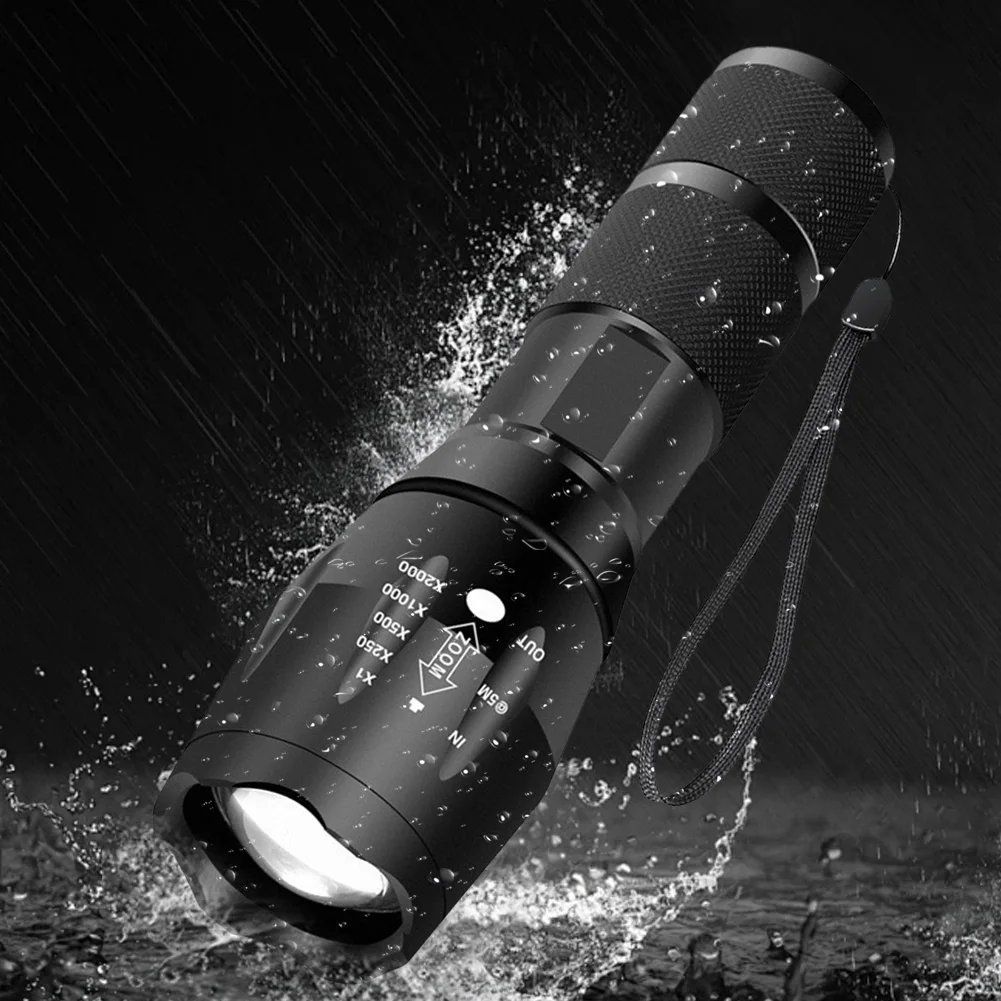 

Super Bright LED Flashlight 5 Modes Handheld Flashlight Waterproof Flash Light for Camping Biking Hiking Outdoor Home Emergency