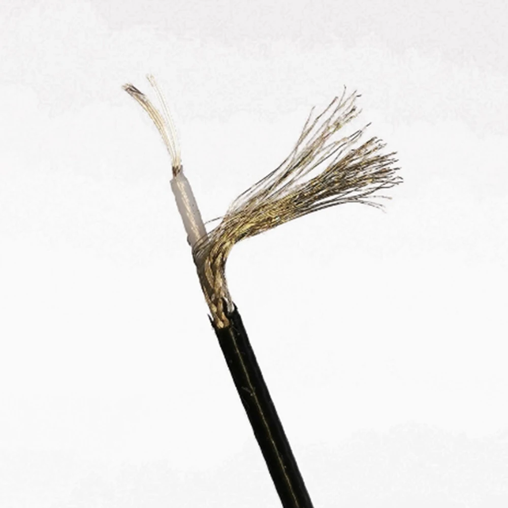 

1,4 мм экранированный одножильный мягкий проводной телефлоновый аудио-видео сигнальный кабель для датчиков и антенн, устойчивость к растяжению