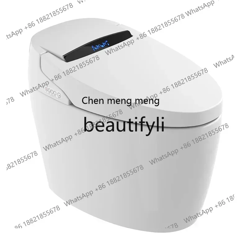 Light smart toilet siphon voice without water pressure limit