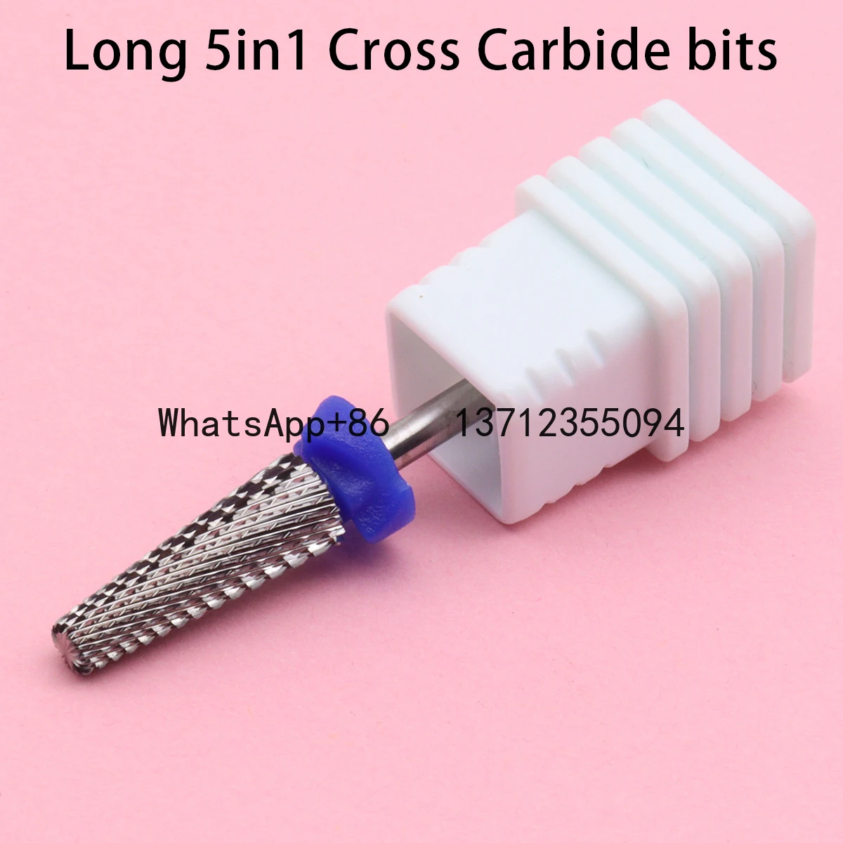 

New 5 IN 1 Cross Teeth Carbide multi-function Tamper Tungsten Carbide nail milling drill bits Double hand use