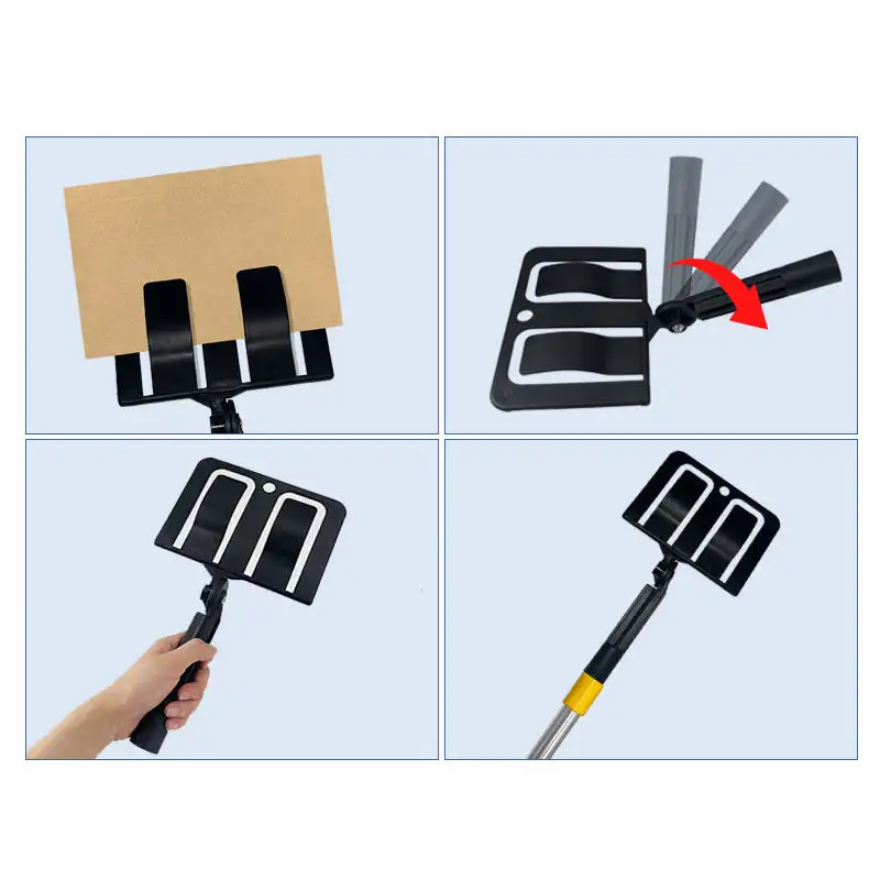 Imagem -03 - Suporte Defletor com Rotação de Poste de Extensão para Separação de Cores de Tinta Evita Respingos Ferramentas de Limpeza Destacáveis