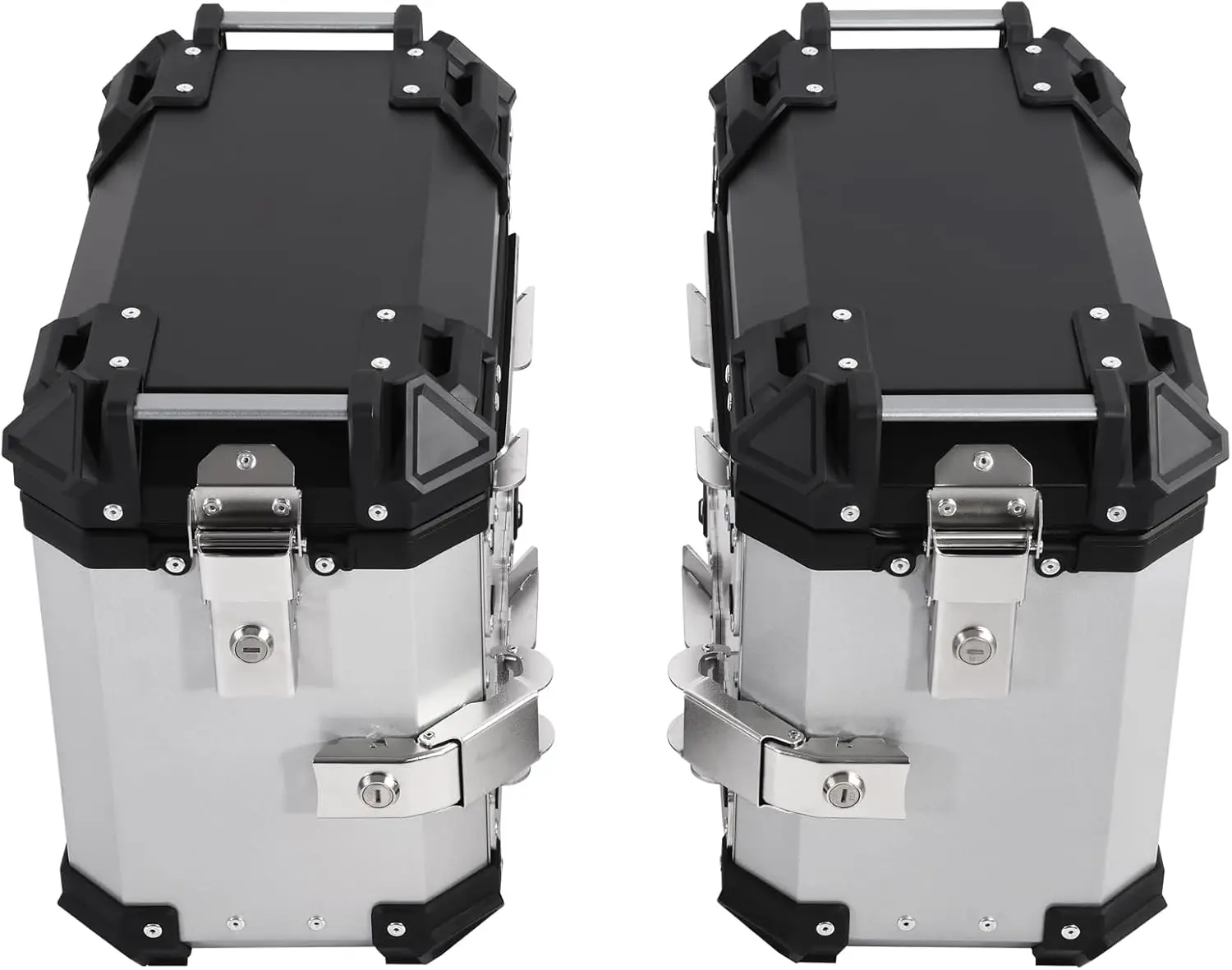 

Алюминиевые седельные сумки 36 л, боковой чехол для багажа, подходит для BMW R1300GS 2023-2025, хром