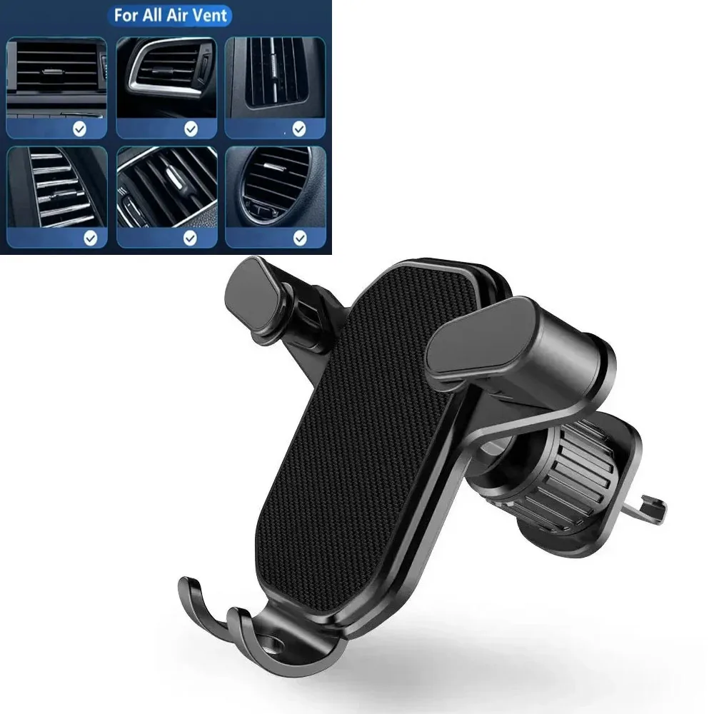 

Автомобильный держатель для телефона Гравитационное автомобильное крепление для вентиляционного отверстия в автомобиле для IPhone Samsung, совместимый с 4,7-дюймовым кронштейном для смартфона