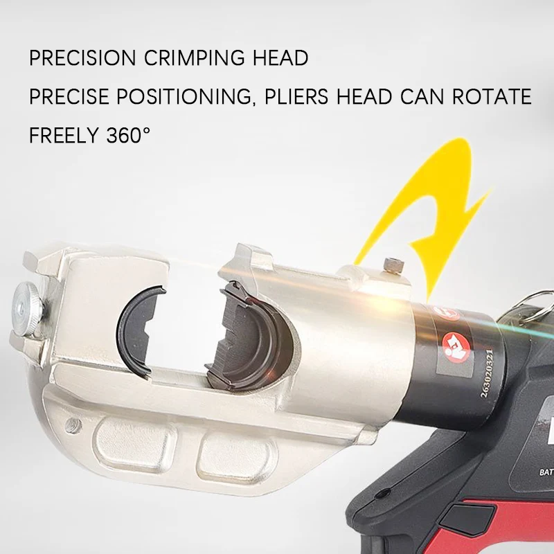 Rechargeable hydraulic pliers digital display type EZ-400 continuous crimping copper and aluminum wire nose hydraulic tool