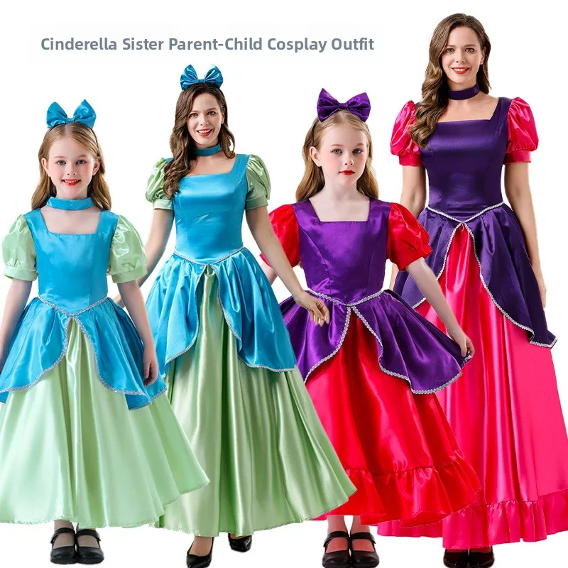

Костюм принца для косплея на Хэллоуин, Золушка, сестра, наряд для ролевых игр, наряд для родителей и детей, традиционный китайский сценический костюм
