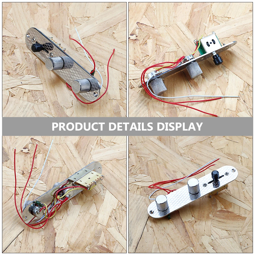 

Iron Plate Line Guitar Harness Control Panel Circuit Wiring Kit with Electric Kits Fully Loaded Switch