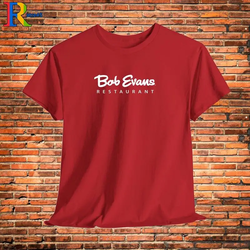 Bob Evans Restaurants Logo T shirt Black Sport Grey White Navy Red Choco S 5XL