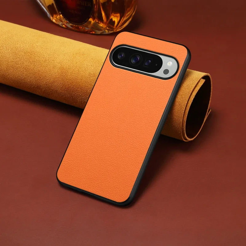 

PUImitation leather lychee pattern case back cover suitable for GooglePixel 10/9/8/7/6ProImitation leather calfskin phone case9P